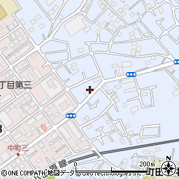 東京都町田市南大谷1405-2周辺の地図