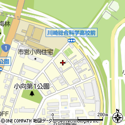 神奈川県川崎市幸区小向仲野町10周辺の地図
