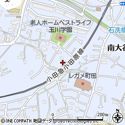 東京都町田市南大谷353周辺の地図