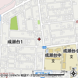 東京都町田市成瀬台1丁目18周辺の地図
