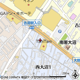 神奈川県相模原市南区西大沼1丁目5-32周辺の地図