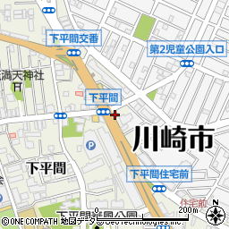 メガネストアー鹿島田店周辺の地図