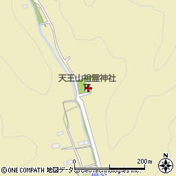 天王山祖霊社周辺の地図