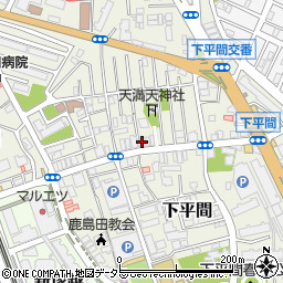 ソフトバンク　新川崎鹿島田周辺の地図