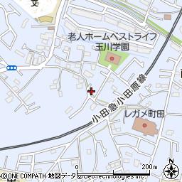 東京都町田市南大谷345周辺の地図