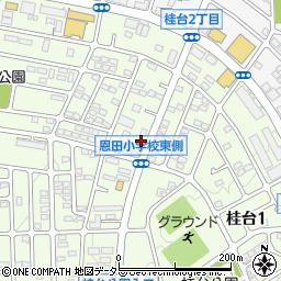 神奈川県横浜市青葉区桂台2丁目27-23周辺の地図
