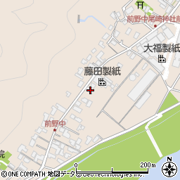 岐阜県美濃市前野294周辺の地図