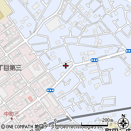 東京都町田市南大谷1405-4周辺の地図