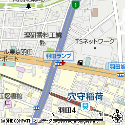 羽田車庫周辺の地図