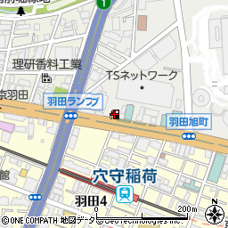 ａｐｏｌｌｏｓｔａｔｉｏｎセルフ羽田ＳＳ周辺の地図