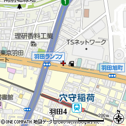 東京都大田区羽田旭町3-3周辺の地図