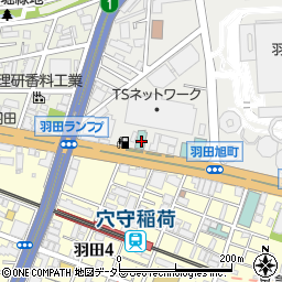 東京都大田区羽田旭町4-16周辺の地図