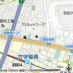 東京都大田区羽田旭町4-14周辺の地図