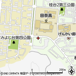 神奈川県横浜市青葉区桂台2丁目40-23周辺の地図