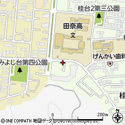 神奈川県横浜市青葉区桂台2丁目40-22周辺の地図