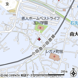 東京都町田市南大谷351周辺の地図