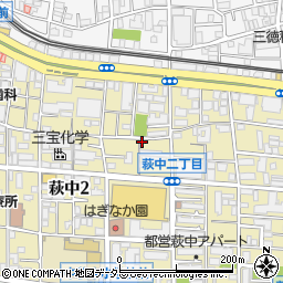 角田荘周辺の地図