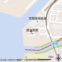 富士港運　千葉営業所保税蔵置場周辺の地図