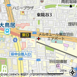 東横ＩＮＮ羽田空港１周辺の地図