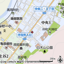 山梨日日新聞専売所村松新聞店周辺の地図