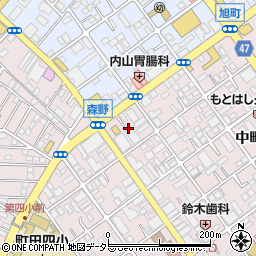 東京都町田市中町2丁目5周辺の地図