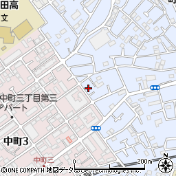 東京都町田市南大谷1408周辺の地図