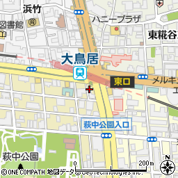 東京都大田区萩中3丁目7周辺の地図