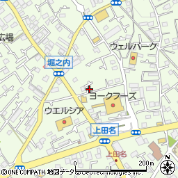 神奈川県相模原市中央区田名4709-7周辺の地図