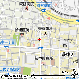 元氣七輪焼肉 牛繁 糀谷店周辺の地図
