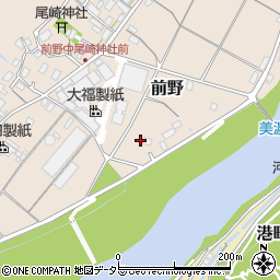 岐阜県美濃市前野650周辺の地図