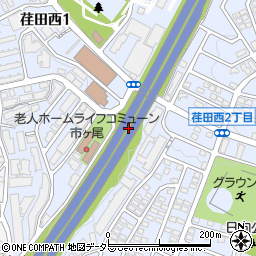 神奈川県横浜市青葉区荏田西1丁目16周辺の地図