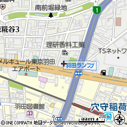 株式会社羽田ホンダ販売　Ｕバイクセンター周辺の地図