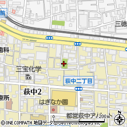 新宿東児童公園周辺の地図