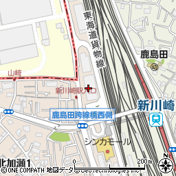 新川崎歯科医院周辺の地図