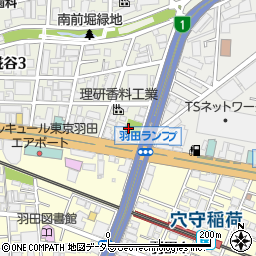 東京都大田区東糀谷3丁目18周辺の地図
