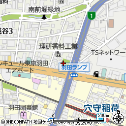 東京都大田区東糀谷3丁目18周辺の地図