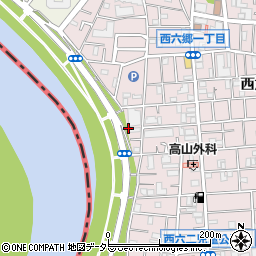 東京都大田区西六郷1丁目44周辺の地図