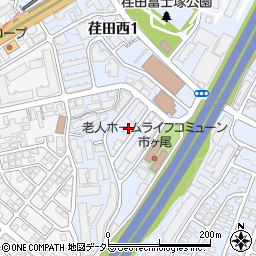 神奈川県横浜市青葉区荏田西1丁目13周辺の地図