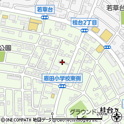 神奈川県横浜市青葉区桂台2丁目27周辺の地図