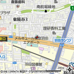 羽田イン周辺の地図
