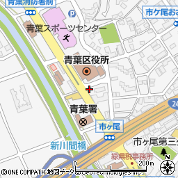 神奈川県横浜市青葉区市ケ尾町29周辺の地図