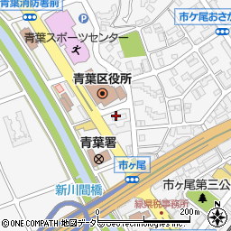 セブンイレブン横浜青葉総合庁舎前店周辺の地図