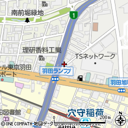 東京都大田区羽田旭町2-13周辺の地図