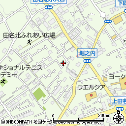 神奈川県相模原市中央区田名1884-18周辺の地図
