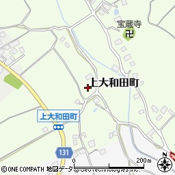 千葉県千葉市緑区上大和田町周辺の地図
