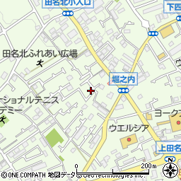 神奈川県相模原市中央区田名1884-17周辺の地図