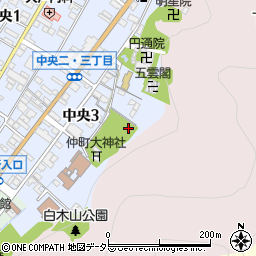 護國神社周辺の地図