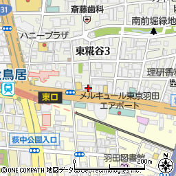 東京都大田区東糀谷3丁目6-11周辺の地図