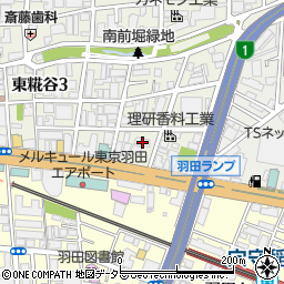 東京都大田区東糀谷3丁目13-7周辺の地図