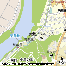 岐阜県美濃市曽代1周辺の地図